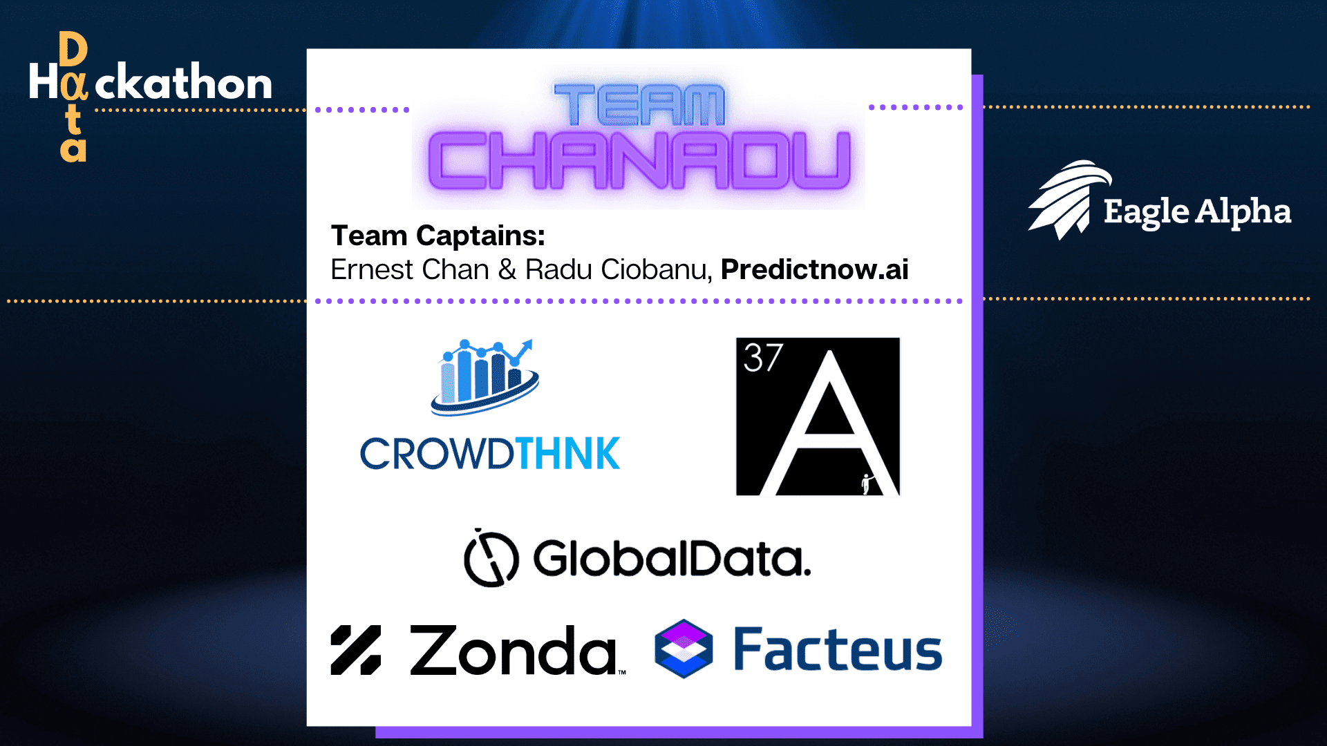 Team Chanadu landing page